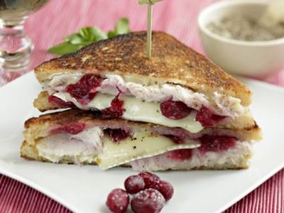 Brie, Ham & Fig Jam Toastie  